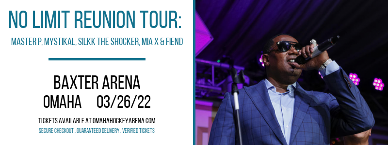 No Limit Reunion Tour: Master P, Mystikal, Silkk The Shocker, Mia X & Fiend at Baxter Arena